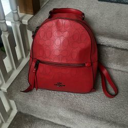 Red Coach Bag
