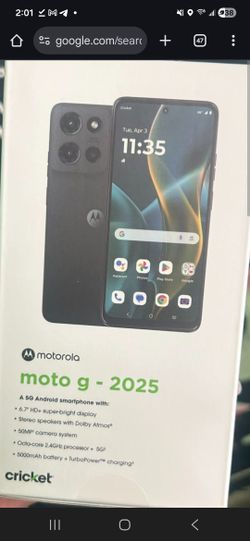 Cricket Moto G 2025 NEW IN BOX