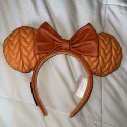 Disney Pumpkin Spice Woven Ears