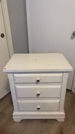 White drawers