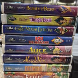 Black Diamond Disney Classic VHS Tapes