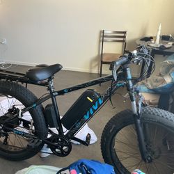 Vivi Electric Bike 26" x 4.0 Fat Tire Electric Bike 500W All Terrain Electric Bike Long Range Electric Mountain Bike with 48V 13Ah Removable Battery