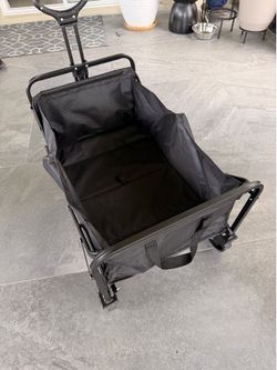 Wagon garden cart. 3cu ft. With wheels