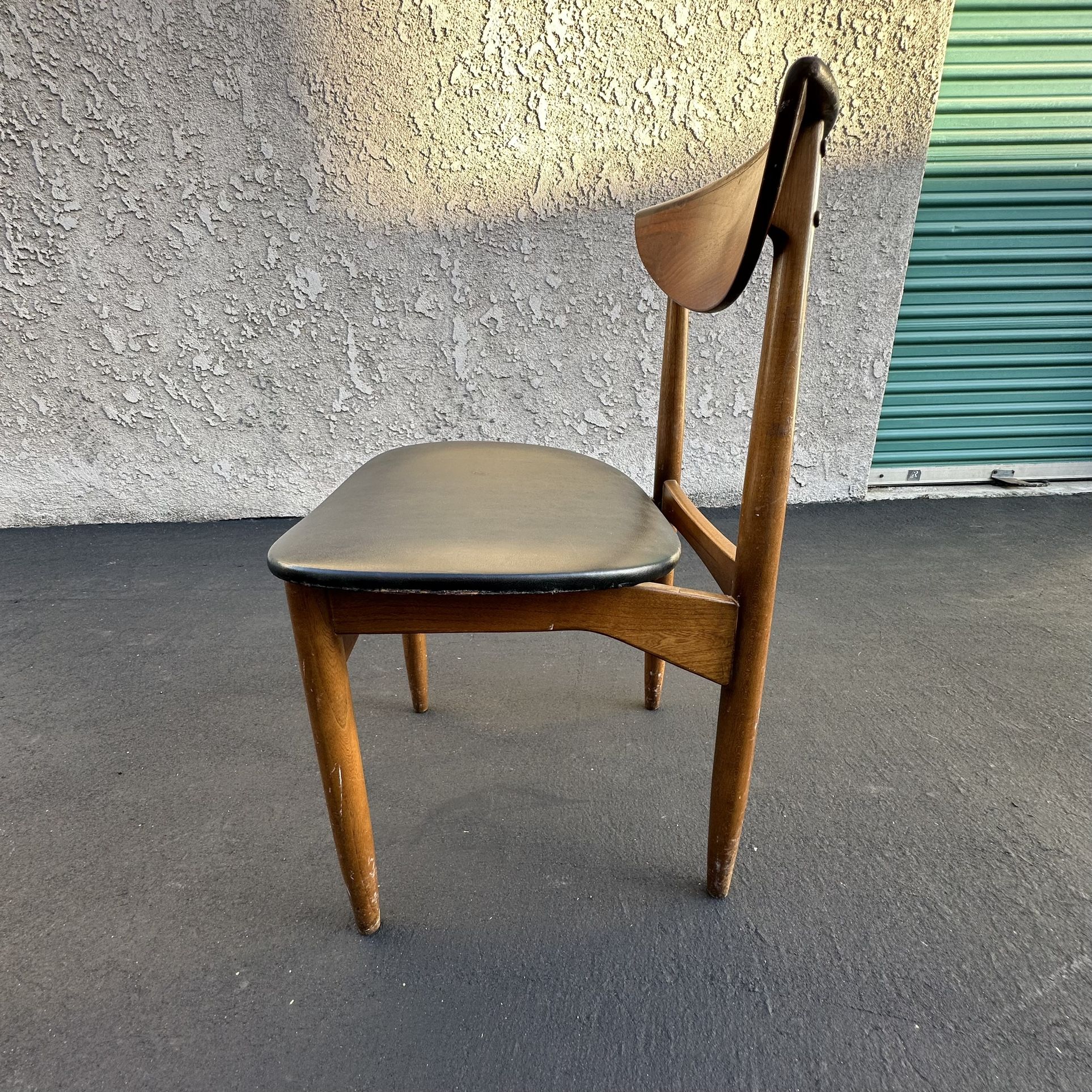 1960s Mid Century Modern Lane Perception Cat Eye Dining Chair by Warren Church