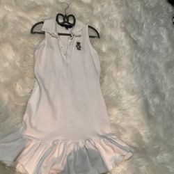 White Polo Girl Dress