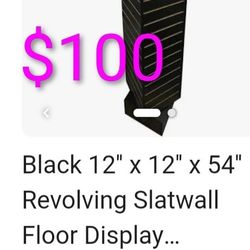Rotating Retail Slatwall Or For Your Earring Collection