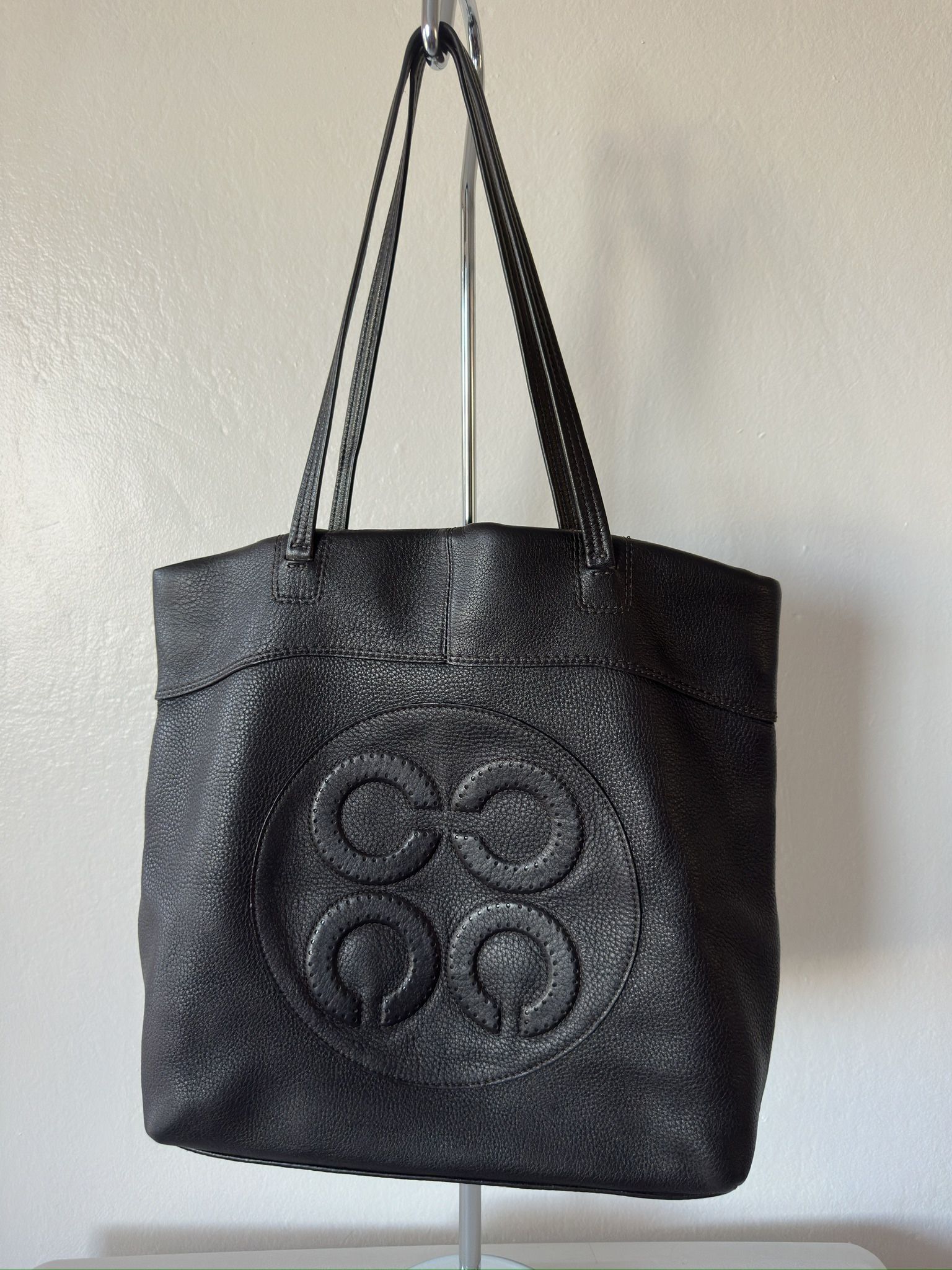 Vintage Coach Julia Op Art Tote Bag
