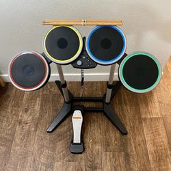 Rockband Sony PlayStation 4 PlayStation 5 PS4 Ps5 Drums Drumset Sticks Pedal