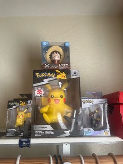 Pokemon & One Piece Vinyl Figure Bundle