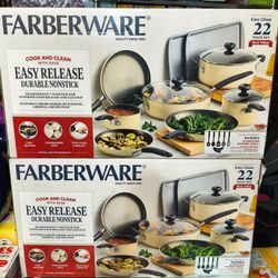 Farberware 22 piece cookware set