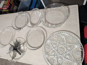 Glass bakeware 8 pieces