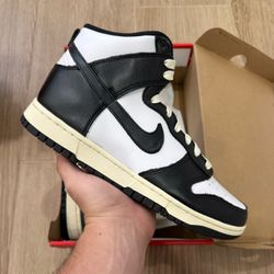 Nike Dunk High Vintage Black Wmns 10.5W (9 Men) 