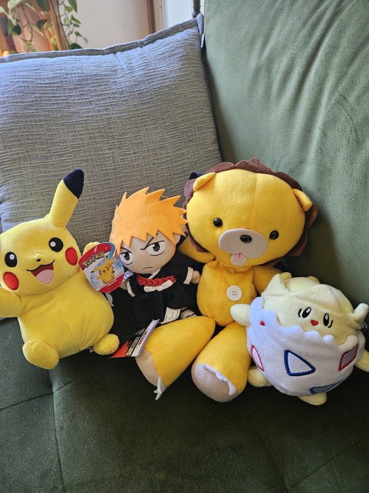 Pokemon + Anime Plushies