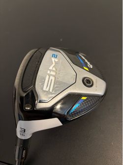 Men’s Taylormade Sim2 Left Hand 3 wood - fujikura ventus stiff shaft