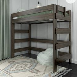 A Great Loft Bed! (We'll Include A Twin Mattress And LED Lights)
