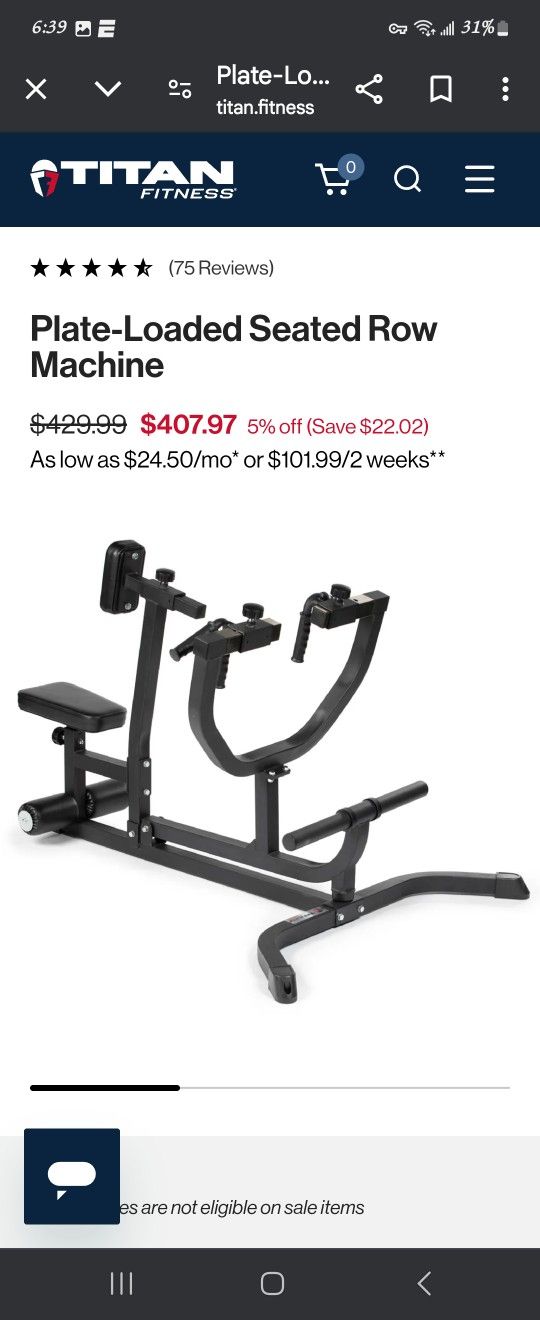Titan Row Machine