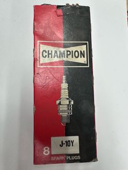 Champion Spark Plugs, box of eight