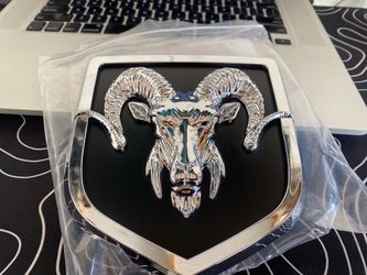 Dodge Ram real tailgate logo