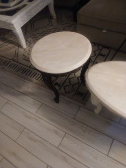 Butler Table With Marble Top It Removable