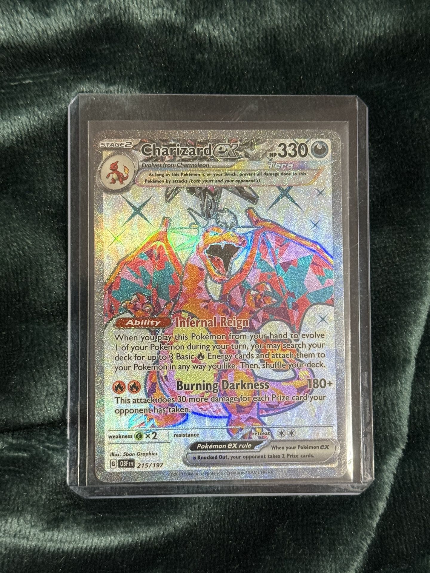 Pokemon Charizard Full Art 215/197