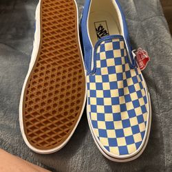 New Checkered Vans 10.5 Men’s
