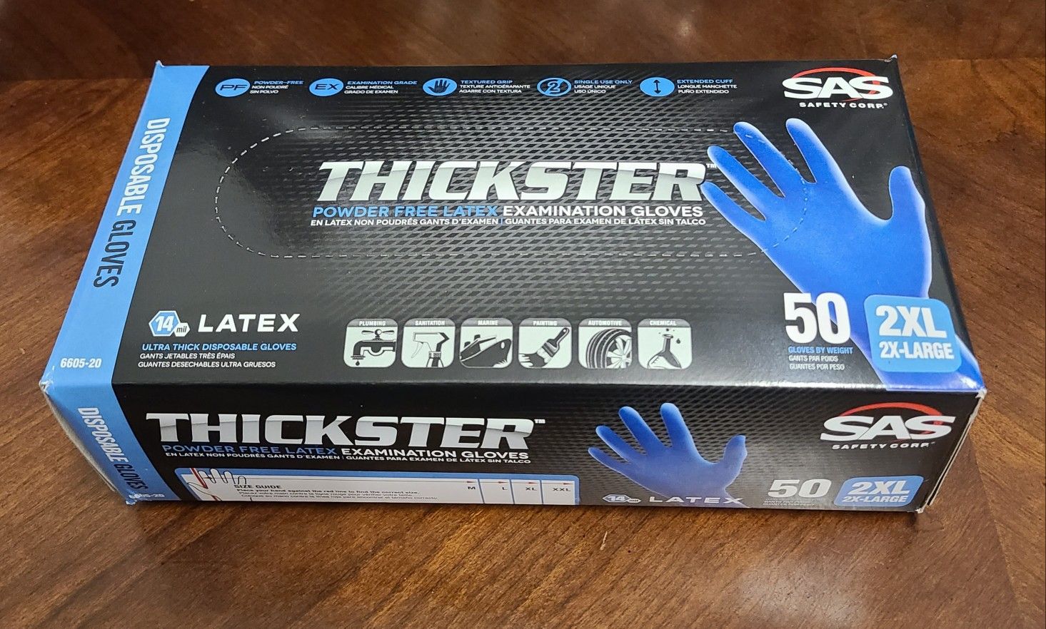 Thickster powder free gloves 2XL