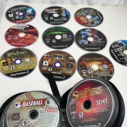 PlayStation Disc Lot Of 36 PS2 PS1
