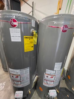 SAME DAY WATER HEATERS 🔥
Brand new open-box water heaters with warranty.
• 40G • 50G • available.
✅ Delivery Available
✅ Professional Installation
✅