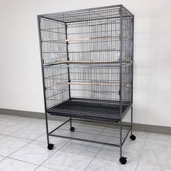 Brand New $100 Large 52” Bird Cage for Parakeet Parrot Cockatiel Canary Finch Lovebird, Size 31x19x52” 