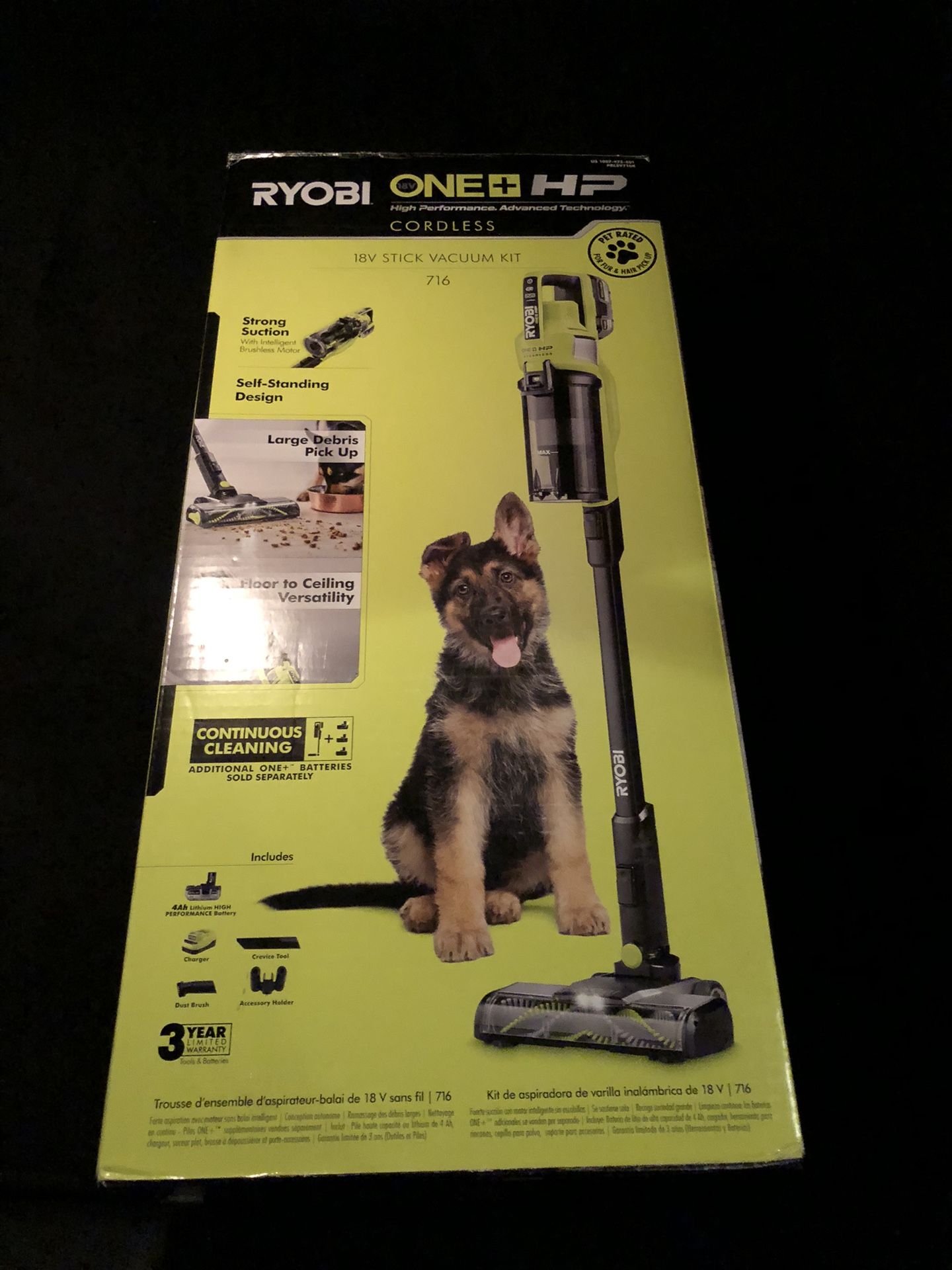 New Ryobi 18v Cordless Vacuum