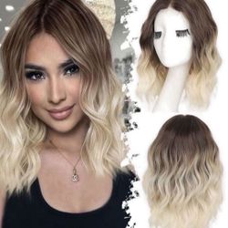 synthetic ombre wig