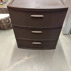 3 Drawer Plastic Cabinet