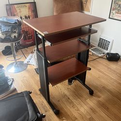 Standing Desk With Wheels 