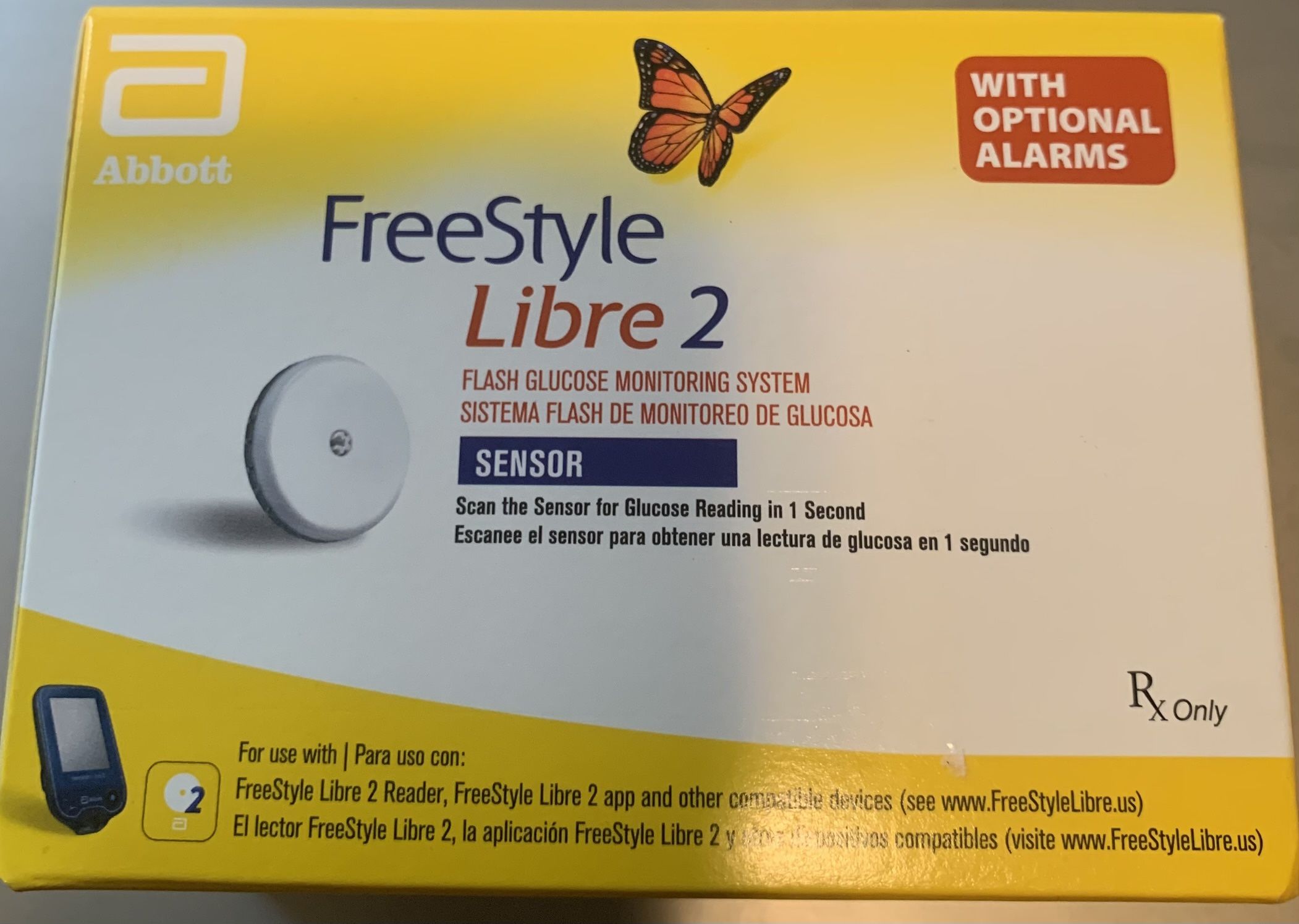 NIB Sealed Freestyle Libre 2 14 Day Sensor