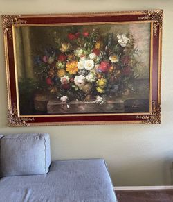 Large Flower Painting