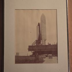 Vintage NASA Enterprise Shuttle Framed Photo