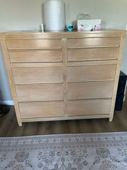 White oak dresser