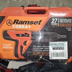 Cobra Plus 0.27 Caliber Semi-Automatic Powder Actuated Tool (PAT) with Silencer