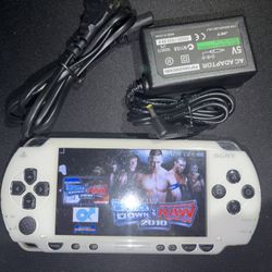 PSP 1000 BLACK AND WHITE CUSTOM