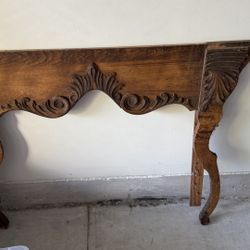 Antique Console Table Shelf Thing