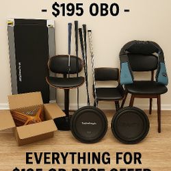 Huge Deal! Treadmill, Chairs, Subwoofers, Golf Clubs & More – $150 for Everything!
