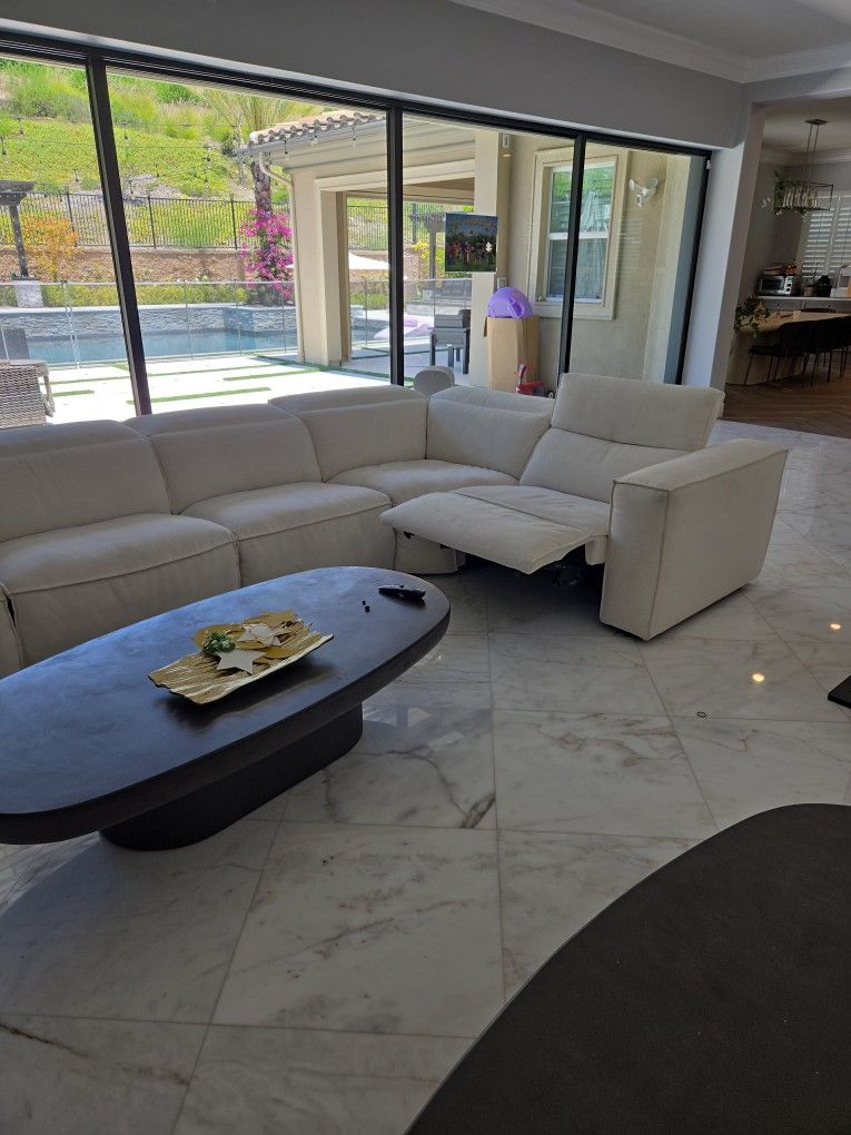 2 Sets Of Arhaus Coburn Power Motion Recliners