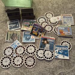 VTG View Finder Master Lot Viewers Slides Disney sided and more!