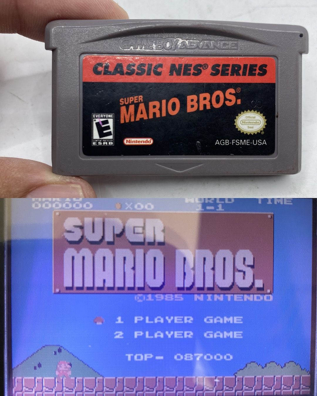 Super Mario Bros. Classic NES Series (Nintendo Game Boy Advance, 2004) GBA RETRO