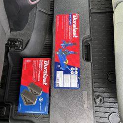 Duralast 2.5 Ton Jack and Stands Kit & Rubber Wheel Chock