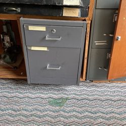 Metal File Cabinet With Draw And Filling Draw