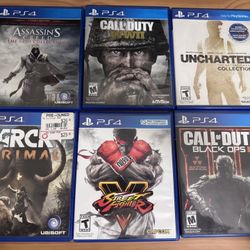 PlayStation 4 Game Bundle Lot 