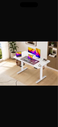 48 x 28 Large Electric Standing Desk, Height Adjustable Desk ( i have a lot other desk sizes and colors 😃)