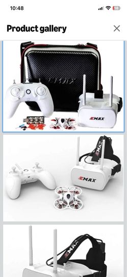 Tiny Hawk RTF Micro Indoor Racing Drone with FPV Goggles and Controller for Beginners