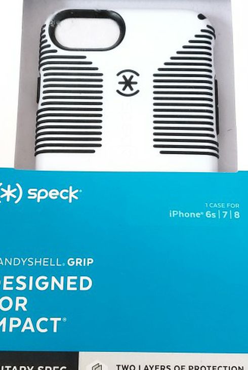 Speck Candyshell iPhone 6S/7/8 Case (White N Black)